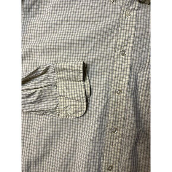 Brooks Brothers‎ Sport Shirt Men's XL Yellow Plaid Button Up Long Sleeve - Picture 3 of 4